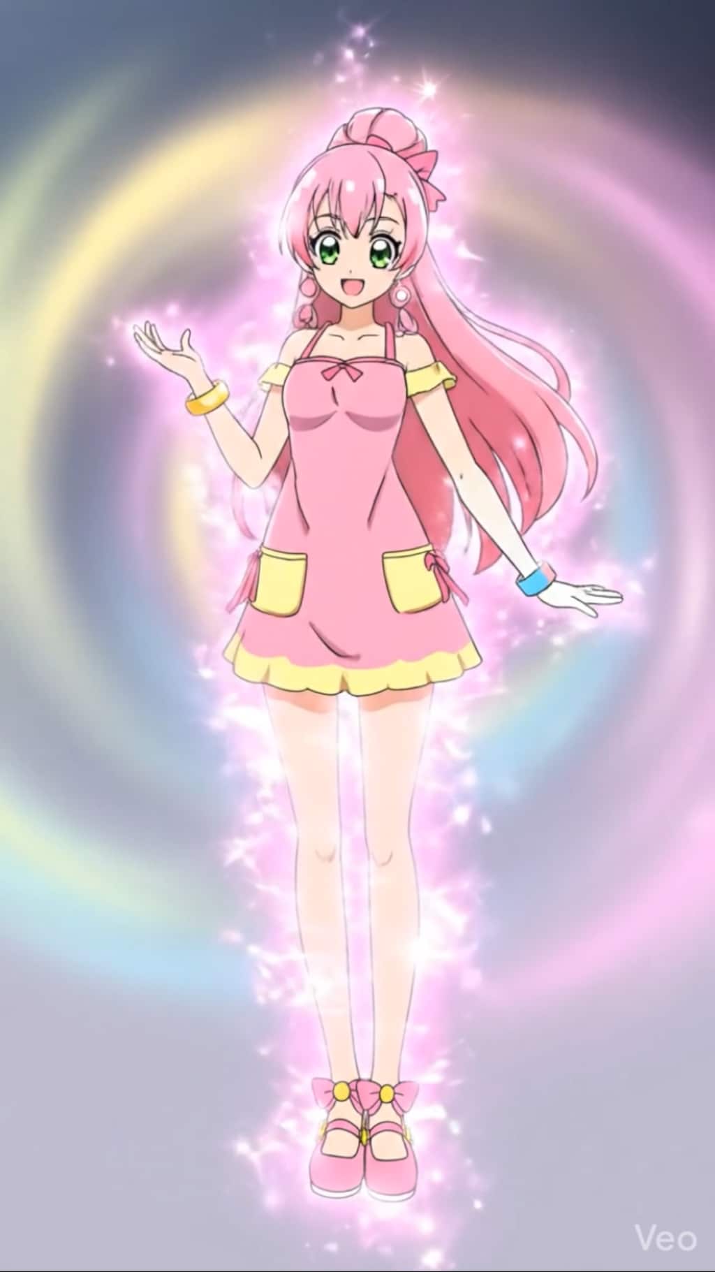キュアプリズム変身シーン