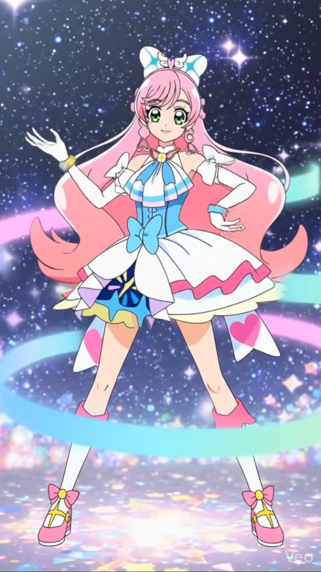 キュアプリズム変身シーン