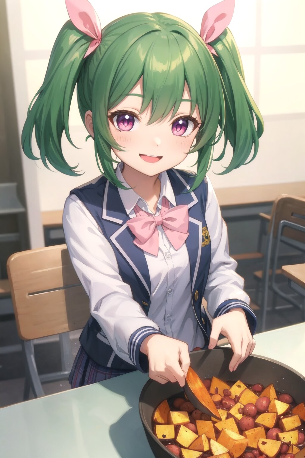 どおぞアオイちゃん🍰失敗しちゃったけど許してね♪ Lunaちゃん