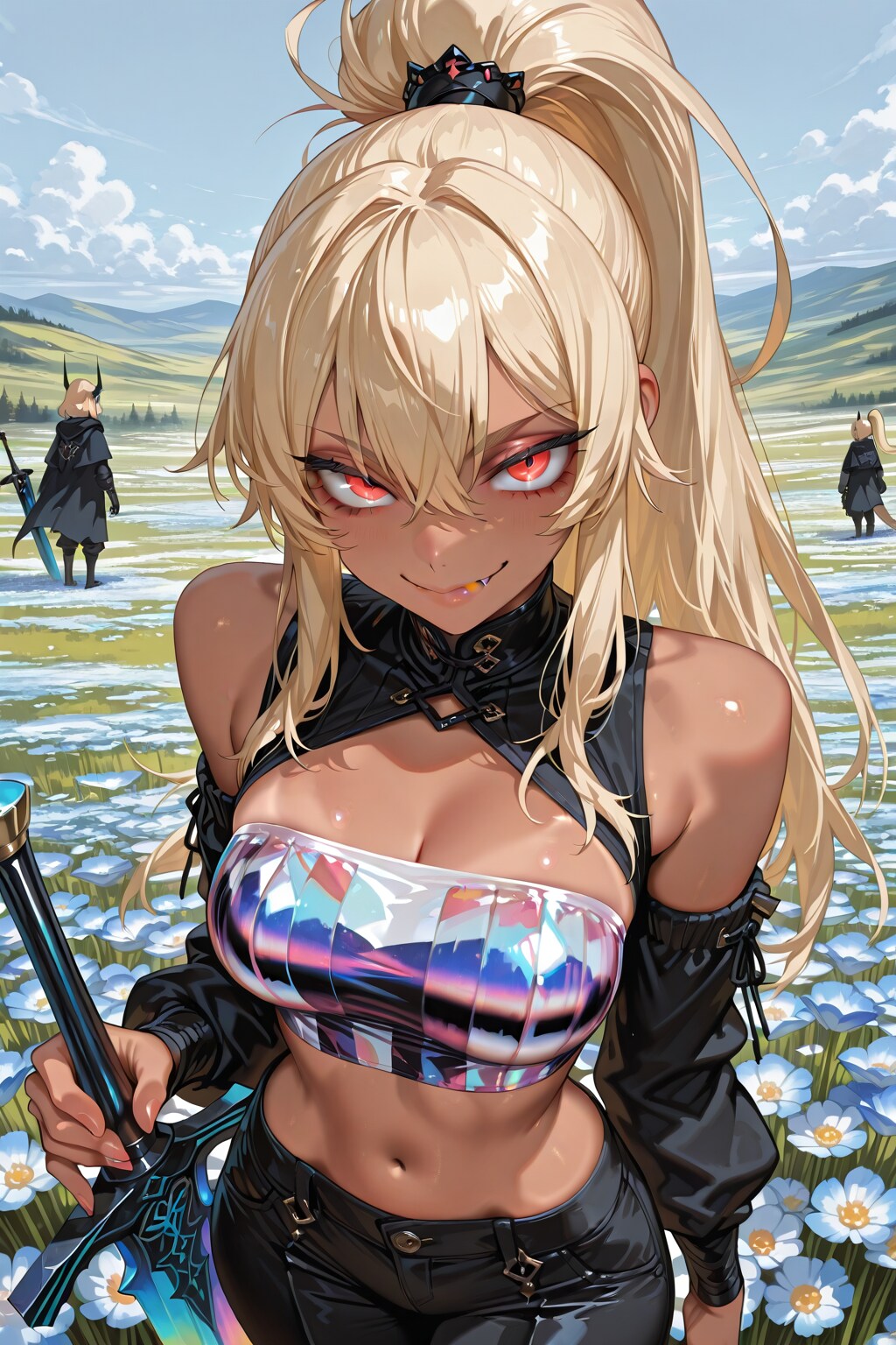 異世界リレー勝ち気な少女A(レオナ)ちゃんボツ画像集