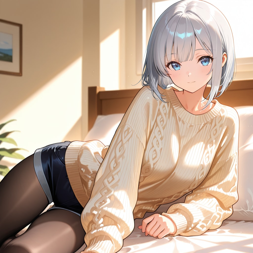 銀髪は至高、ちょっとゴロゴロ