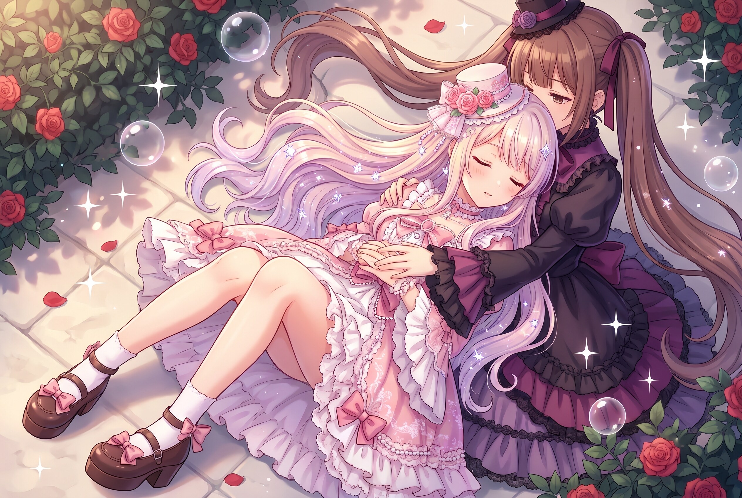 薔薇陰抱擁夢