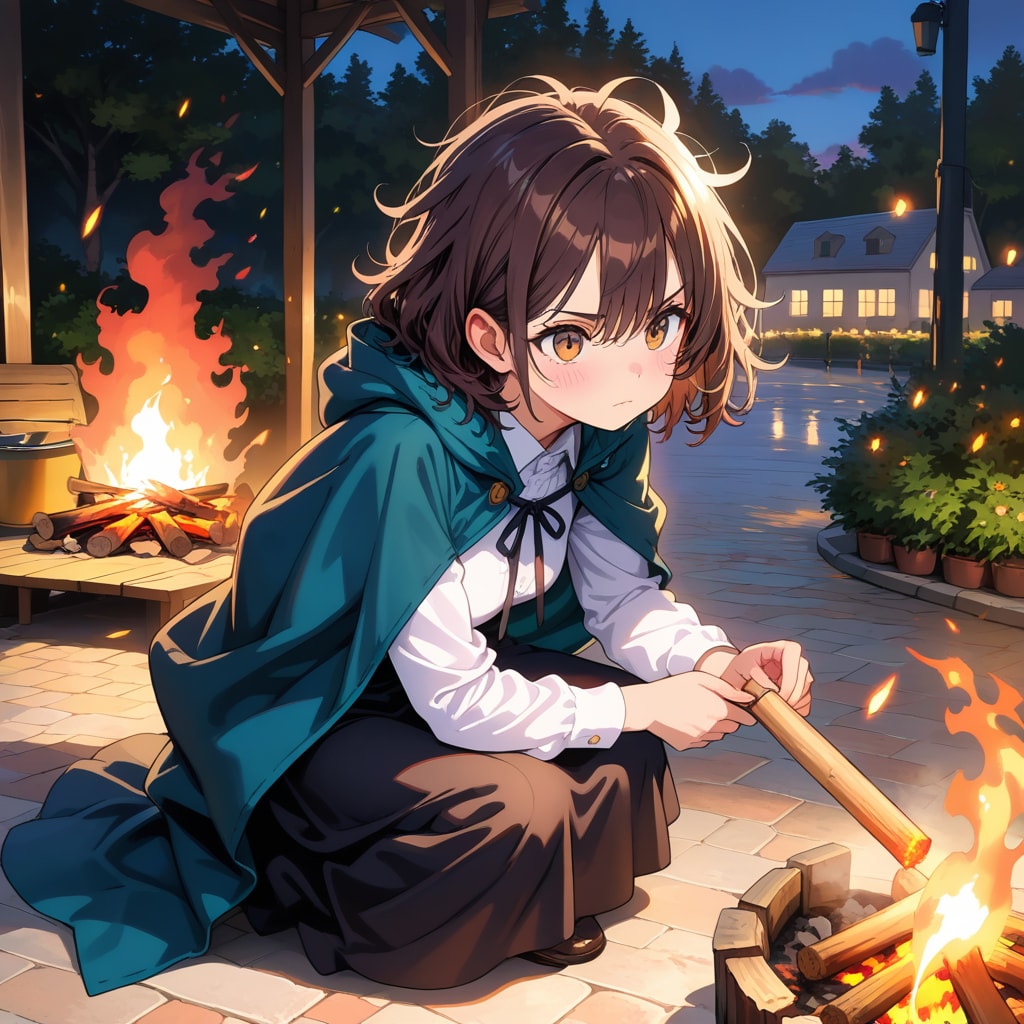 焚き木