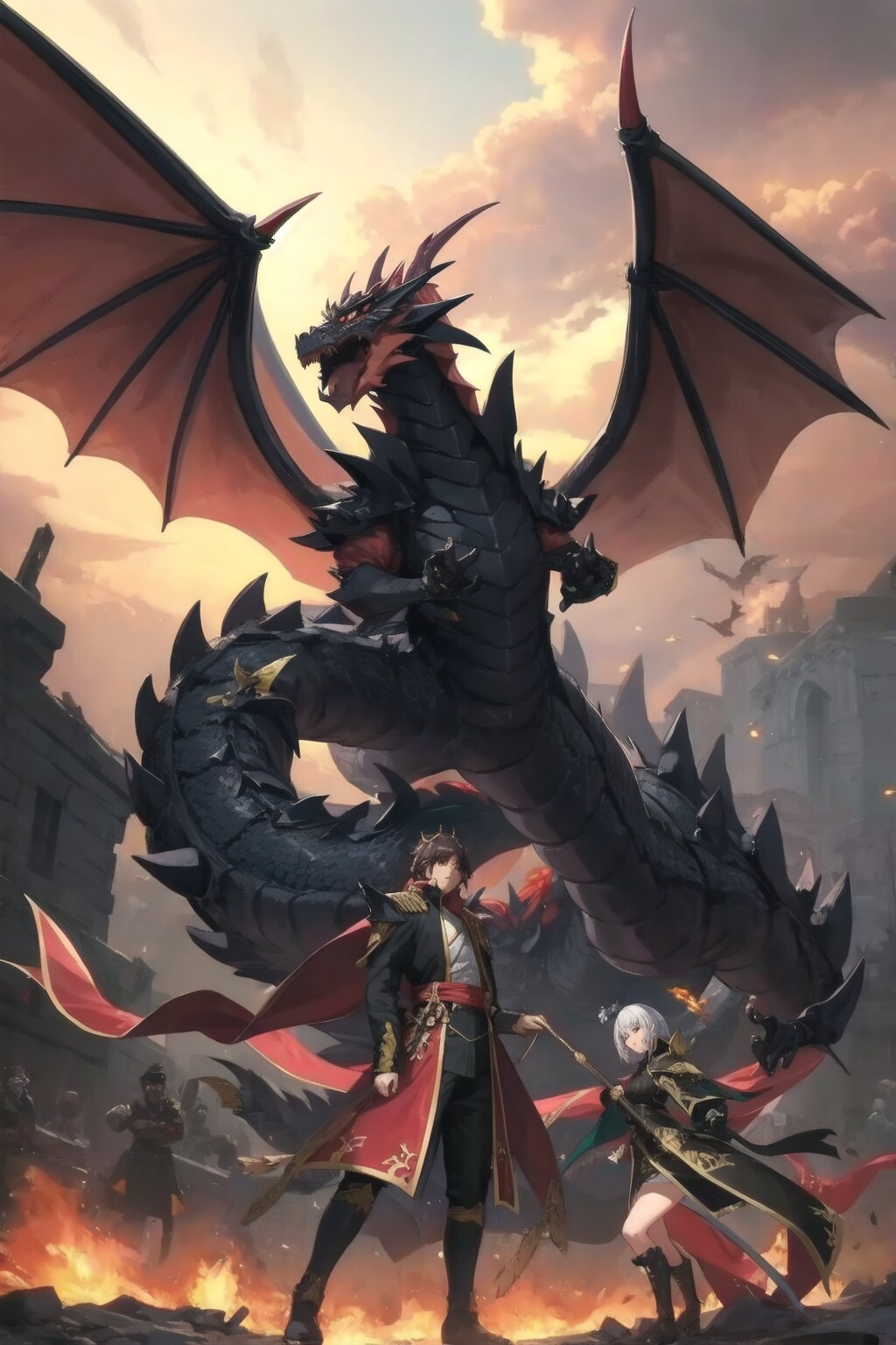 黒竜戦史8 竜王奪還 | の人気AIイラスト・グラビア