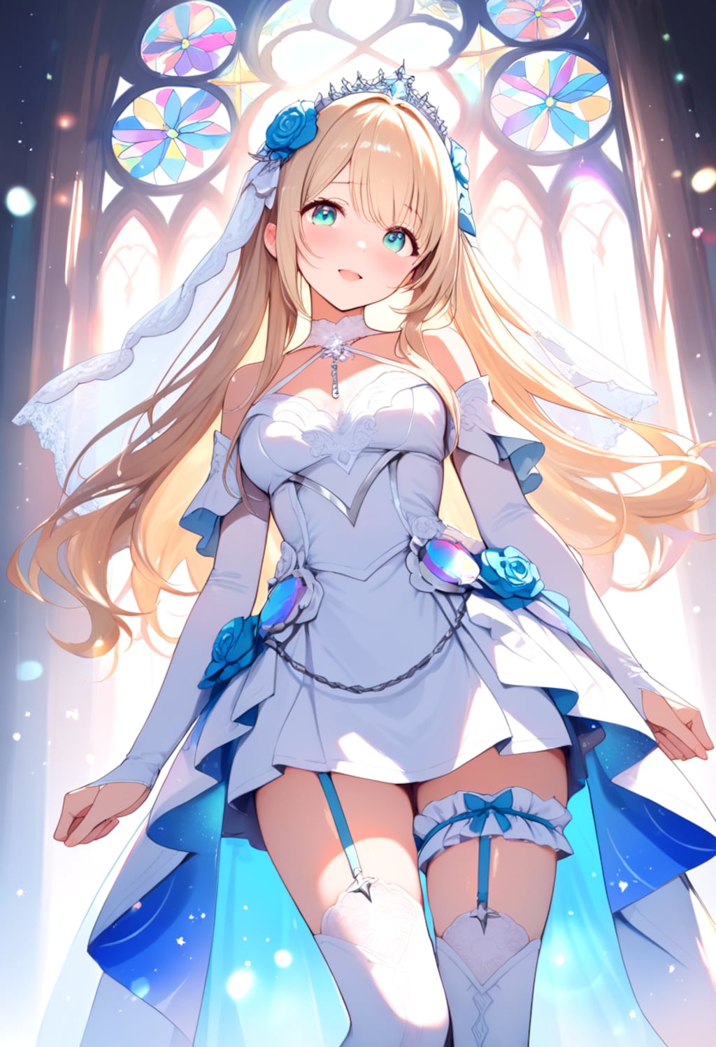 【ソフィ】虹色ステンドグラス