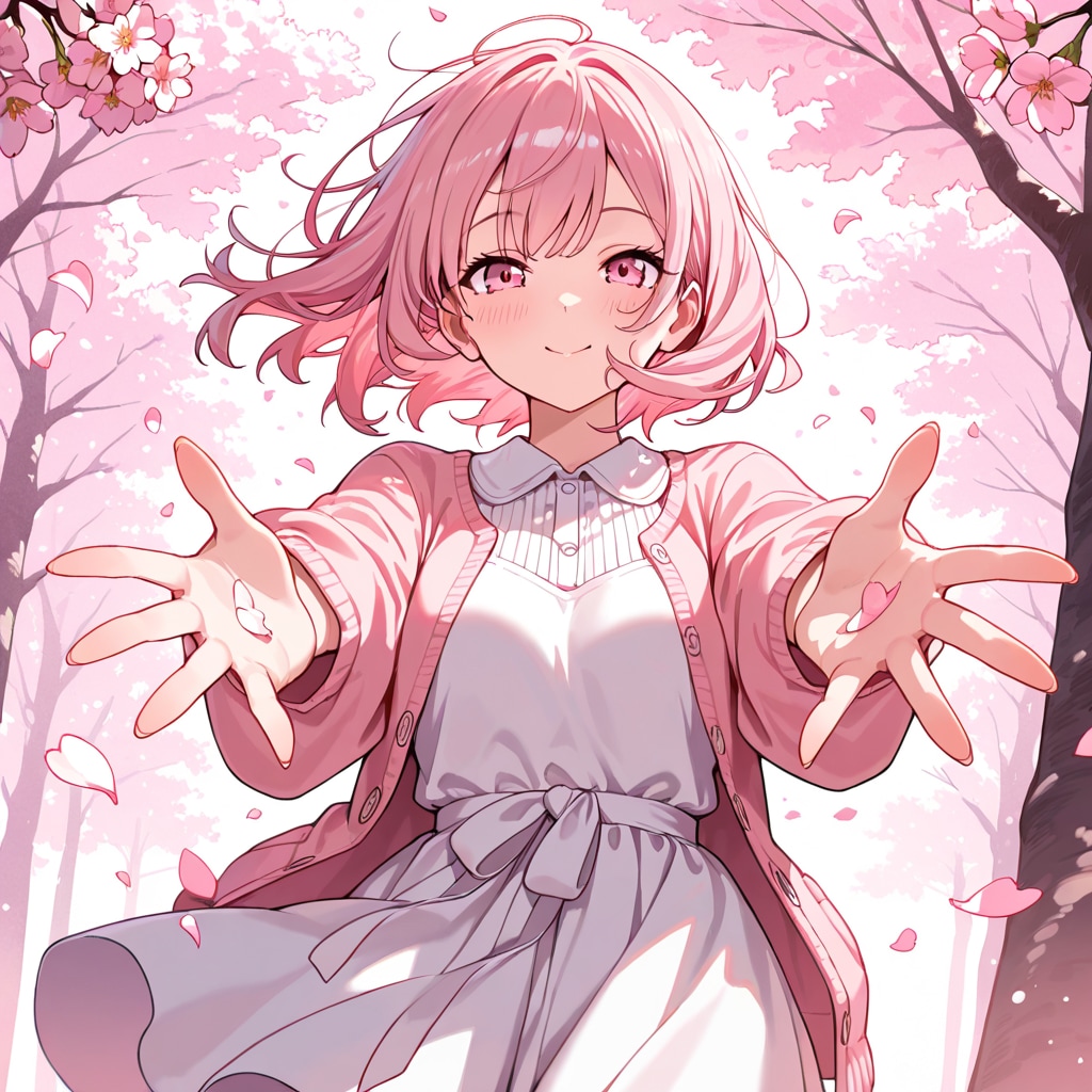 手のひらの花びら