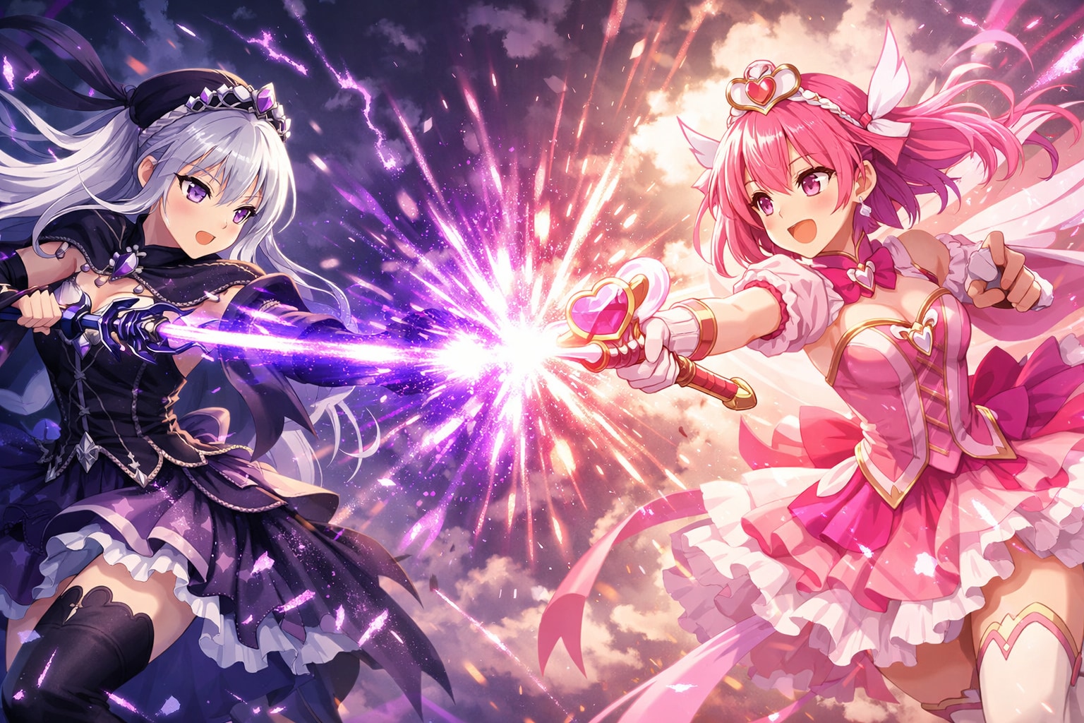 久々にVEGAちゃんvsPRISMちゃん | の人気AIイラスト・グラビア