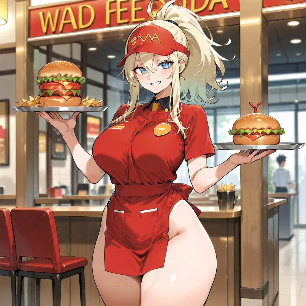 ファストフード店員