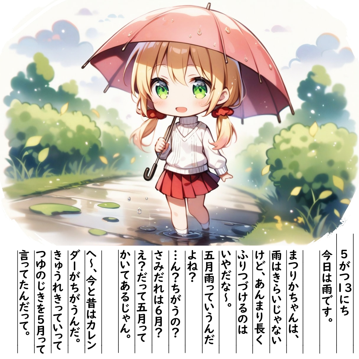 【絵日記】五月〇のふしぎ | の人気AIイラスト・グラビア