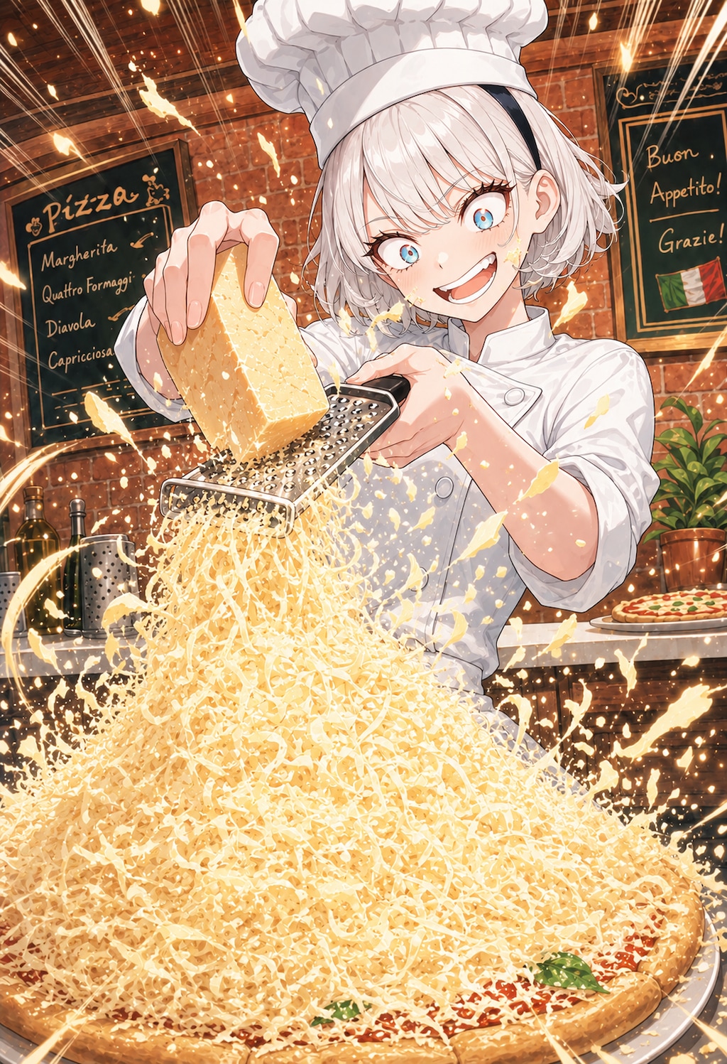 チーズ山盛り板リアン（イタリアン）