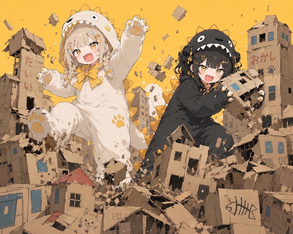 怪獣ごっこ