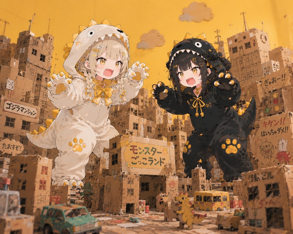 怪獣ごっこ