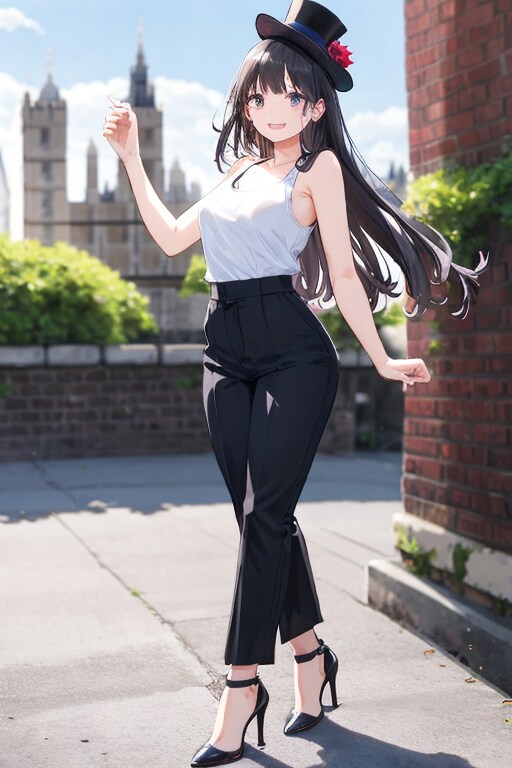 かっこかわいいダンサー白鳥英美梨　ロンドン塔でダンス！