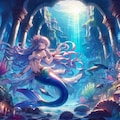 海の遺跡と人魚さん 4枚目