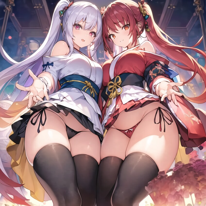 和服下から×2