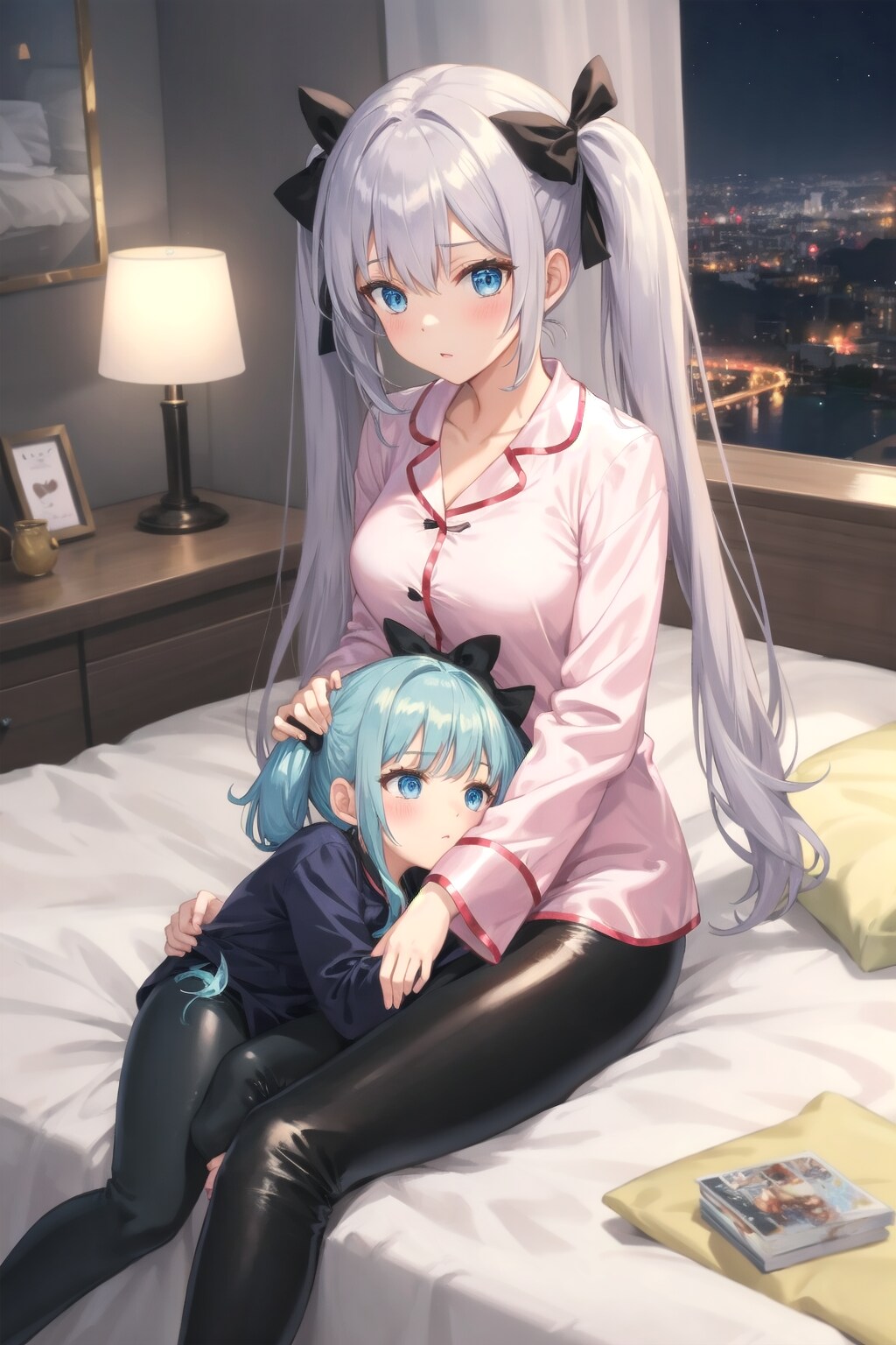 よしよし❤怖い夢見ちゃったんだね❤じゃあお姉ちゃんと一緒に寝ようね❤