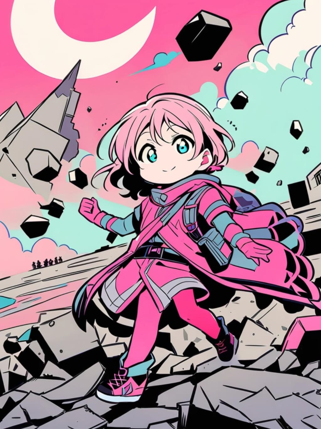 フラットランドでフラットちゃん