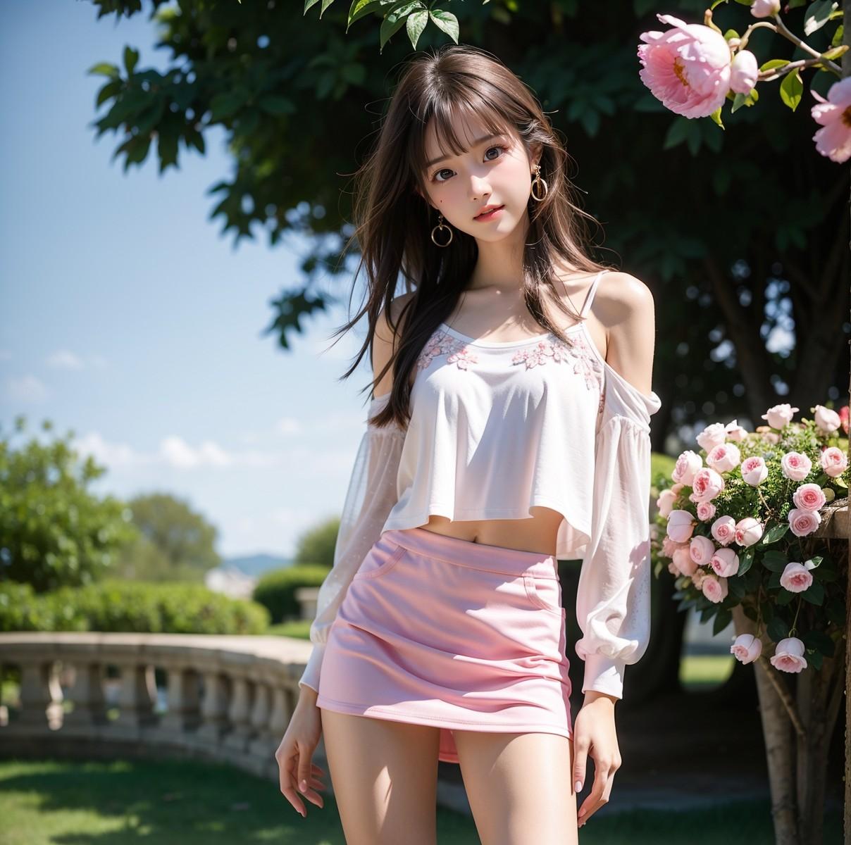 Peony Flower Girl