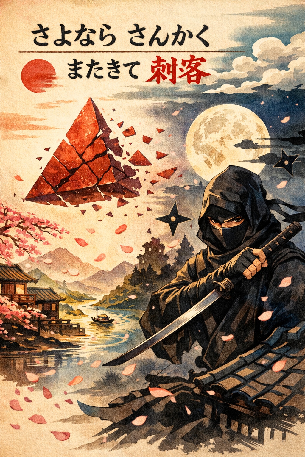 さよならさんかくまたきて刺客 | の人気AIイラスト・グラビア