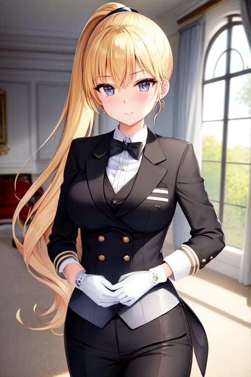 金髪のタキシードちゃん