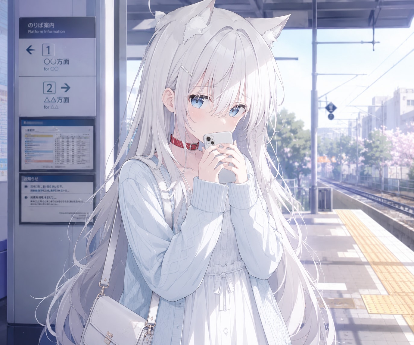 初デート　君の電車を待つ瞬間