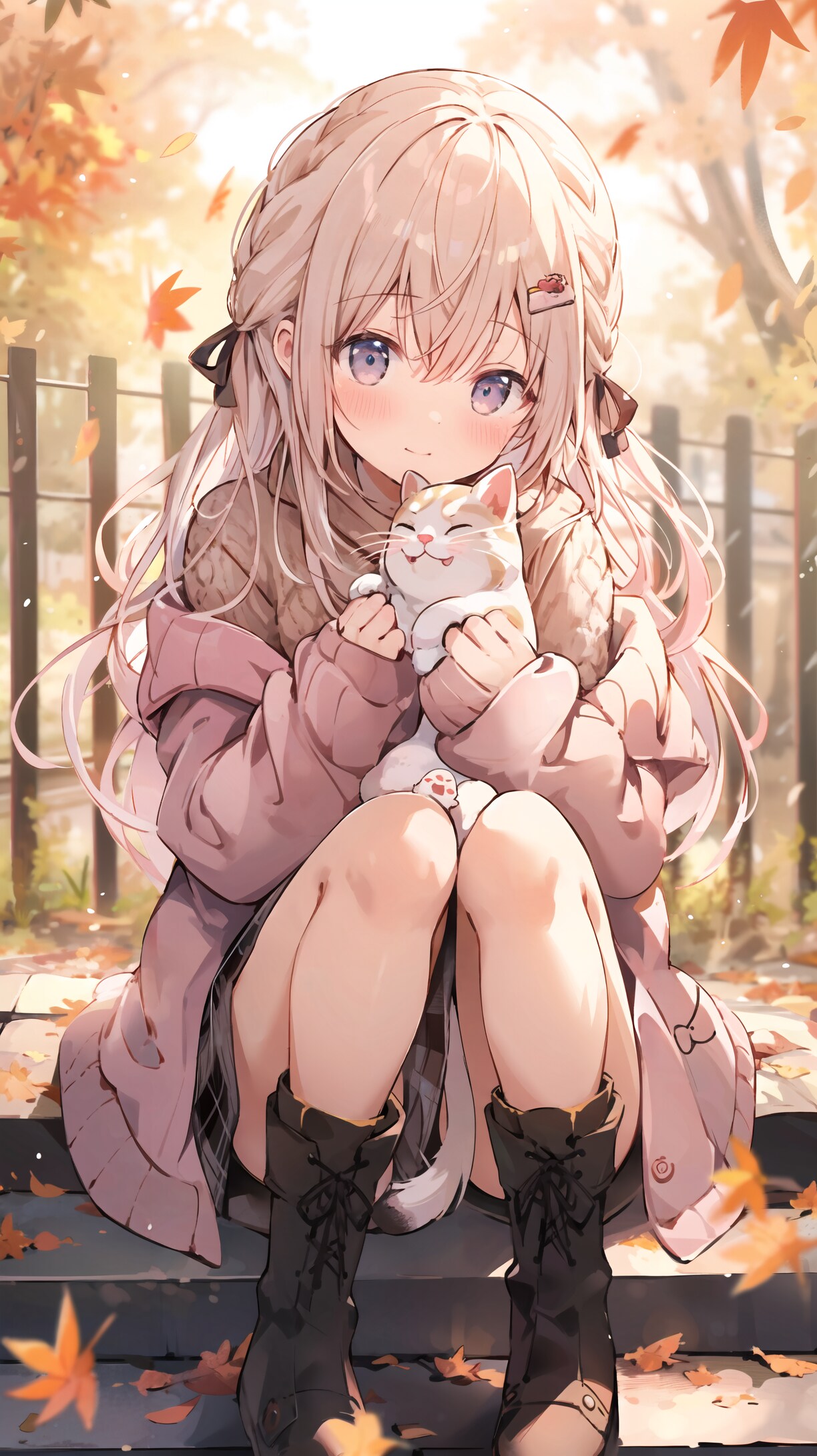 Cat holding