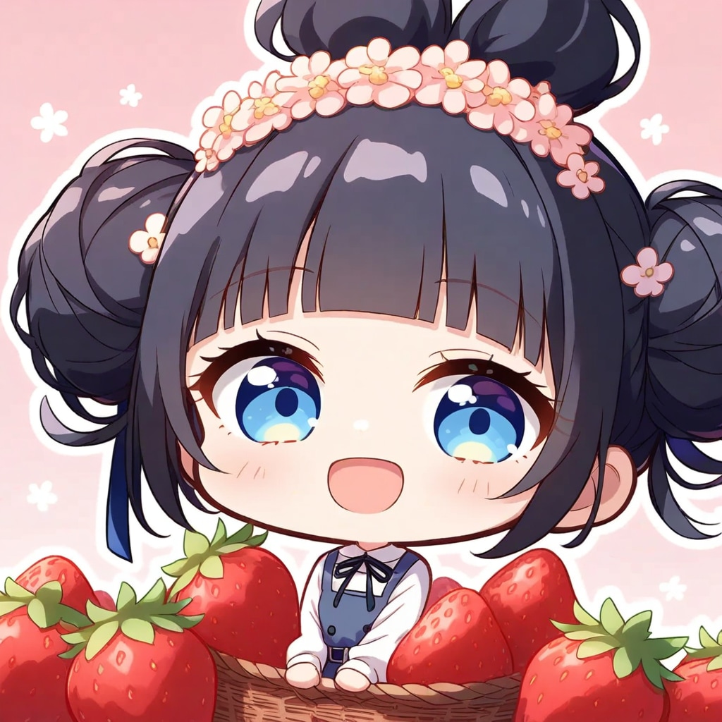 🍡「いちご🍓🍓🍓食べる～❓❓🥰✨」