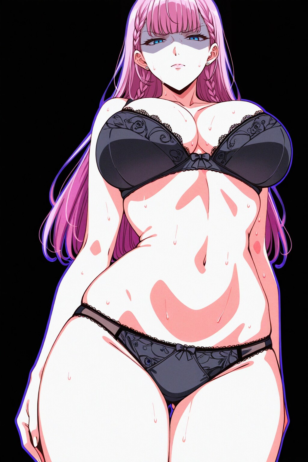 Mafuyu-sensei - 黒いランジェリー