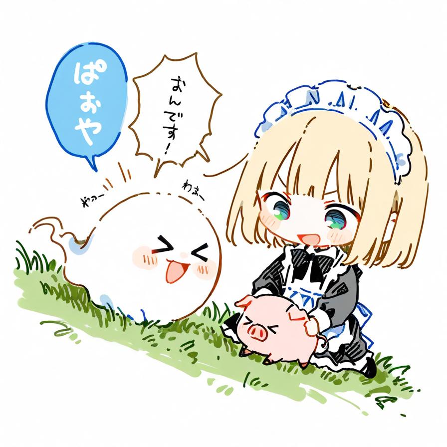 ( >ω<)🐷💦 ✨👻💨💨💨 | の人気AIイラスト・グラビア