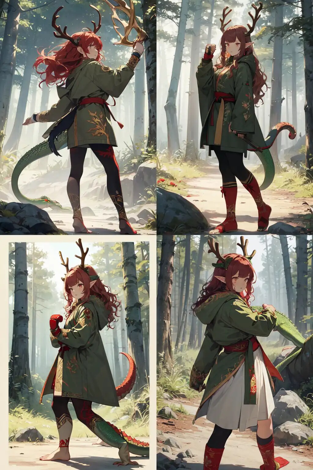 アニマル三面図(竜)を動かすために出したやつたち