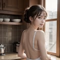 裸エプロン-4 3枚目