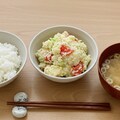 深夜食堂のポテトサラダ定食 2枚目