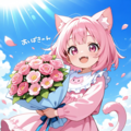 いつもお世話ににゃっているみんにゃにはにゃたばを贈るにゃん♡ 2枚目