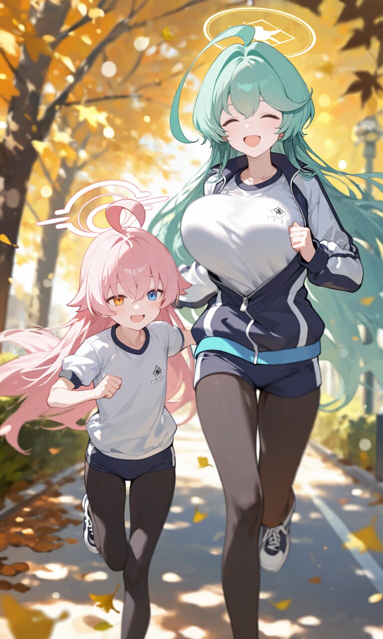 ホシノとユメ　タイツとジャージ2