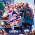 ゴミを収集するメイドさん？ 4枚目