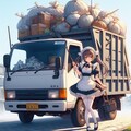 ゴミを収集するメイドさん？ 2枚目