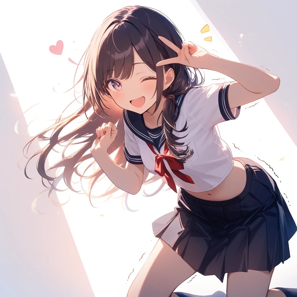 KAWAIIのための辛い姿勢