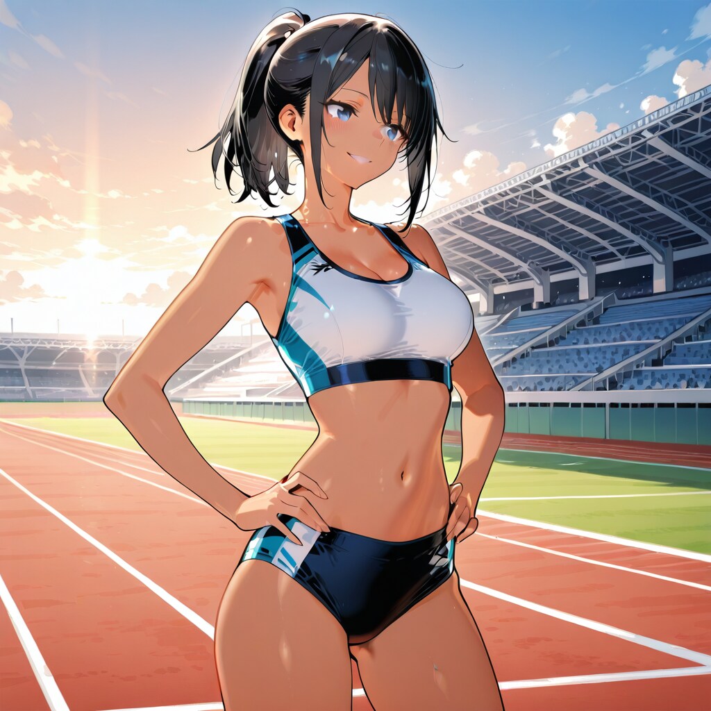 馬年なのでポニーテール！