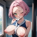 スク水？でポロリ 10枚目