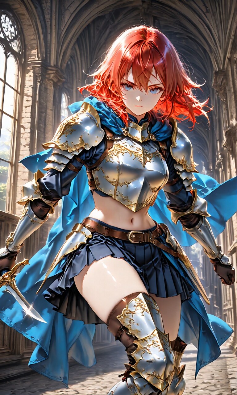 ​銀鎧の紅蓮 | の人気AIイラスト・グラビア