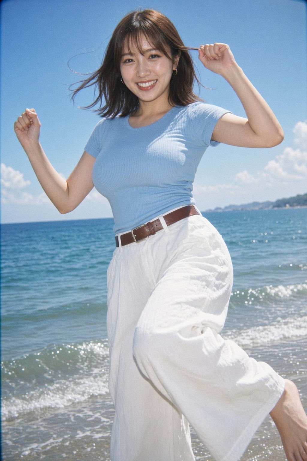 地方アナでポーズ練習