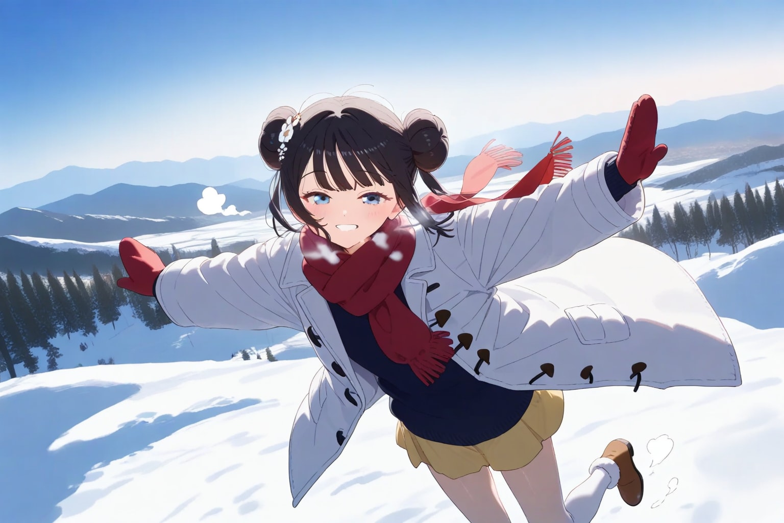 雪遊びなおだんごちゃん🍡✨