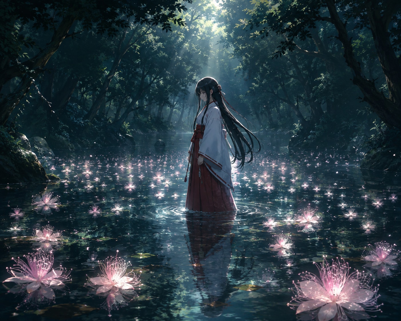 巫女とサガリバナ 2