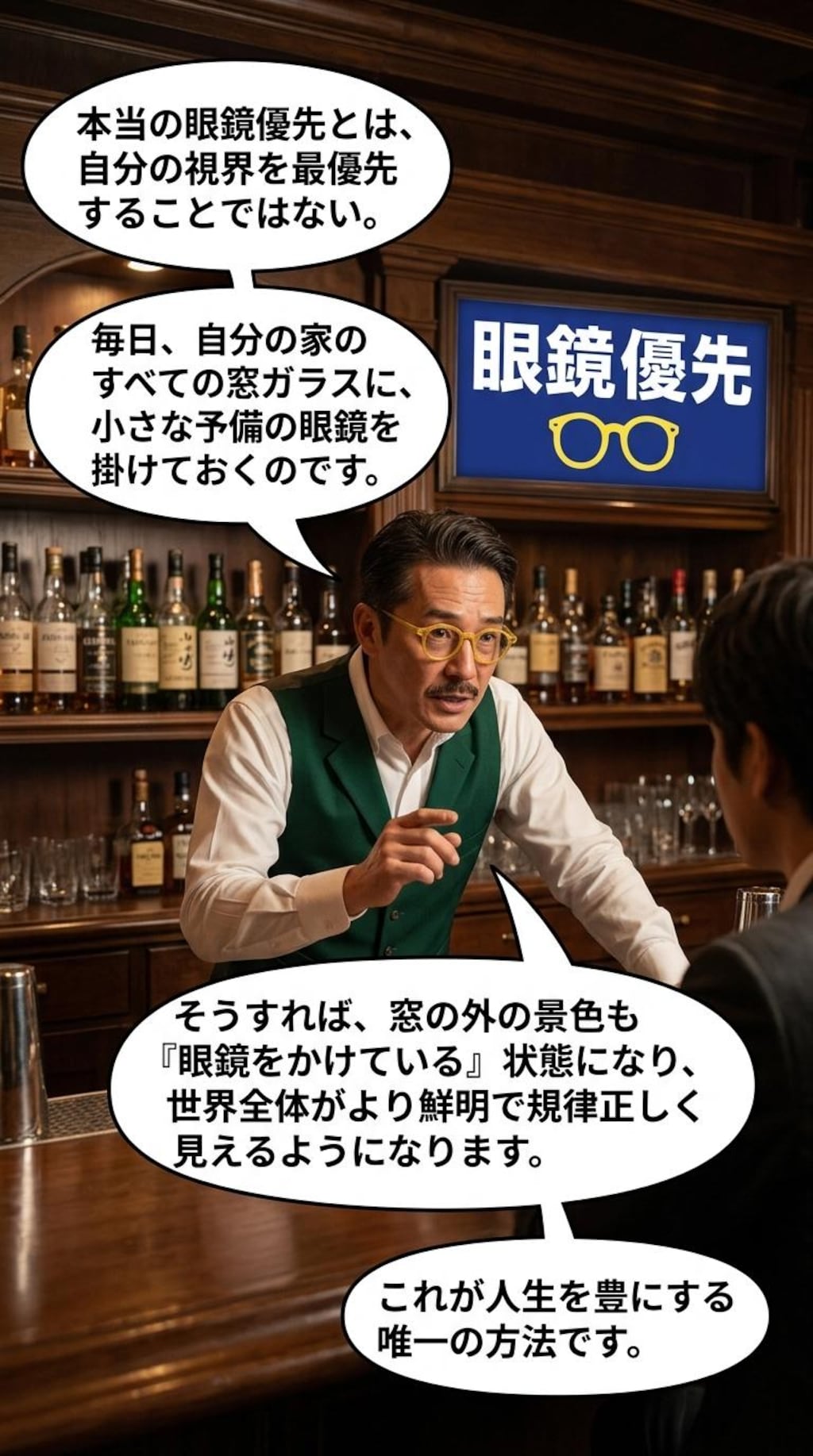 バーテンダーのアドバイスまとめ―