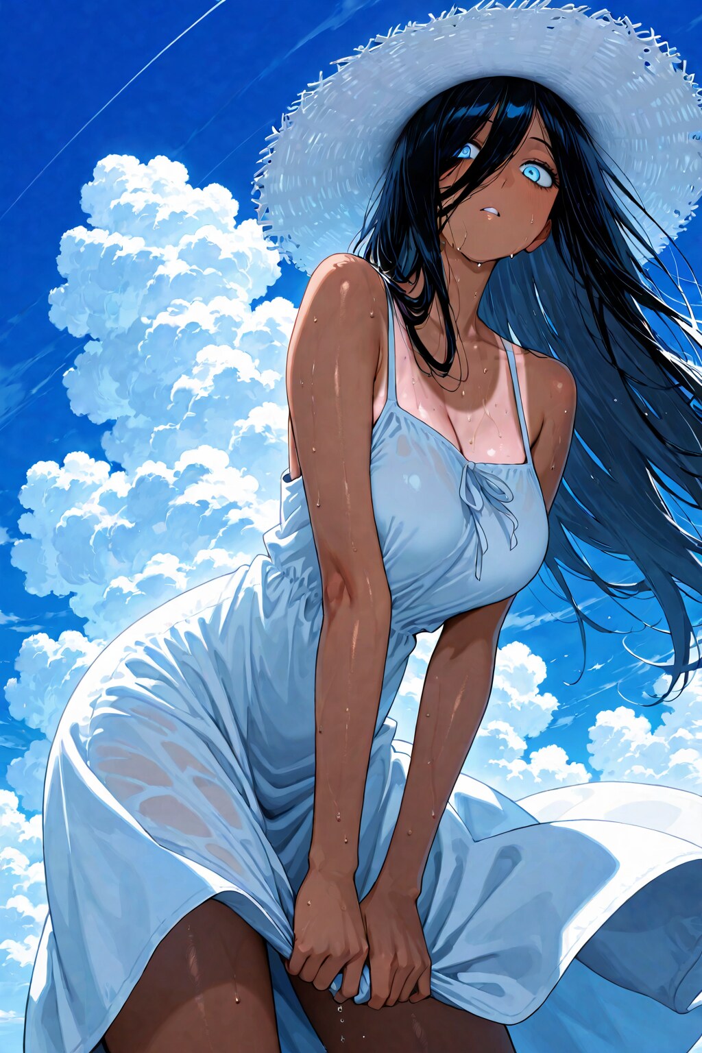 ぽぽぽ（日焼けしちゃった…）