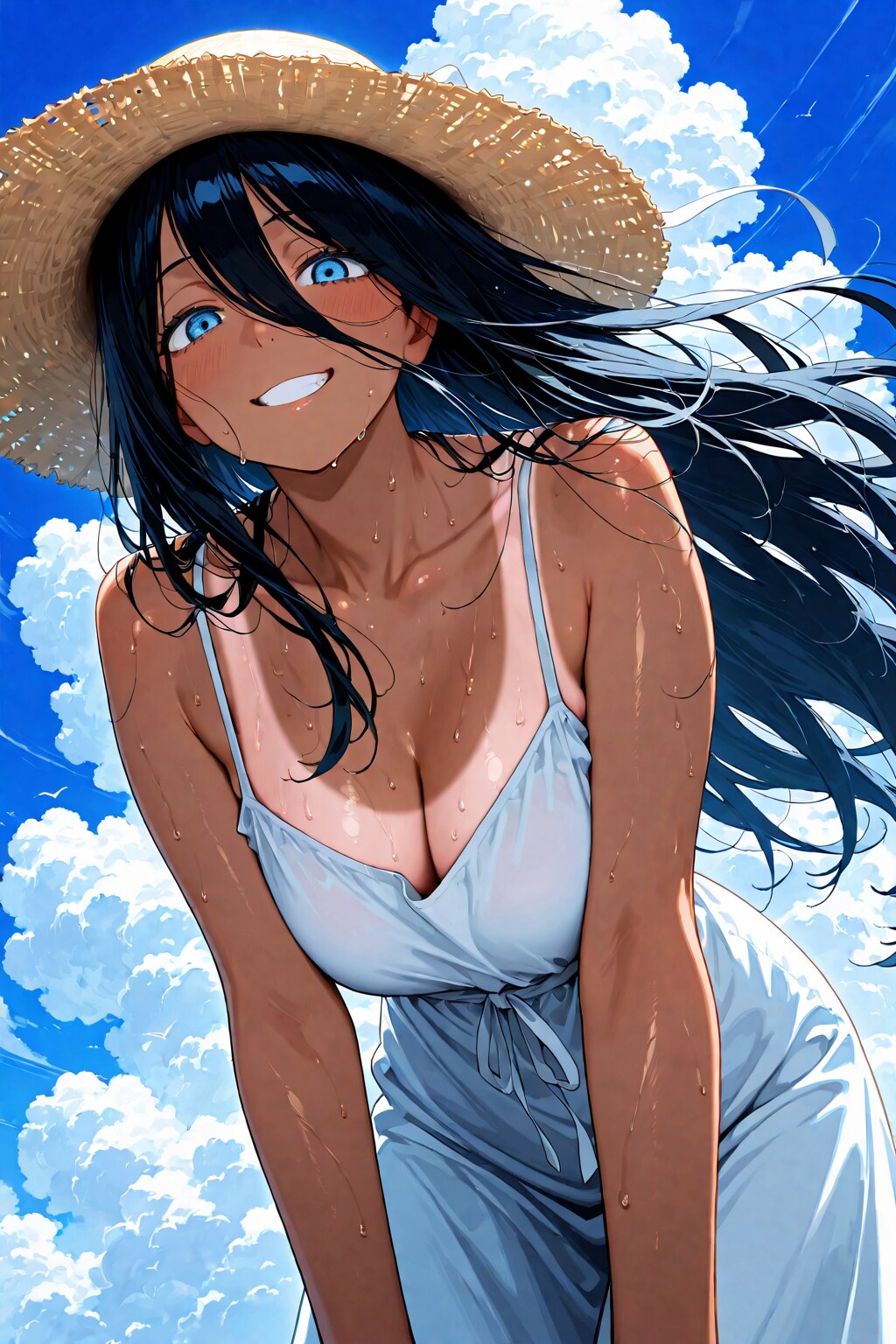 ぽぽぽ（日焼けしちゃった…）