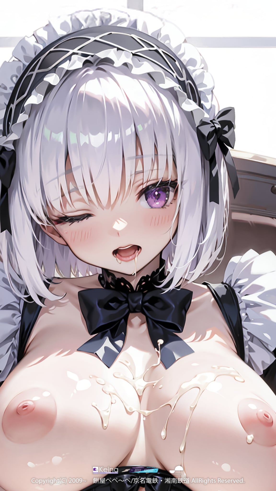 メイド姿の弊社キャラクター【けい あいな】