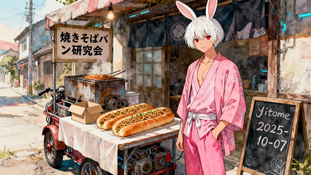 今日の焼きそばパン　2025-10-07