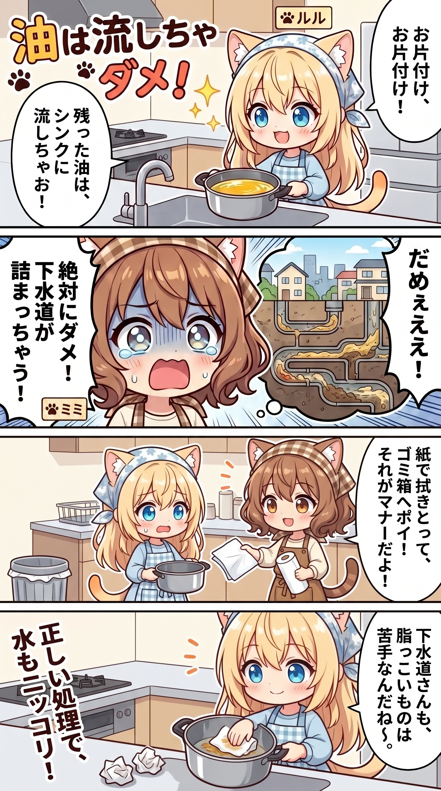 油は流しちゃダメ！ | の人気AIイラスト・グラビア