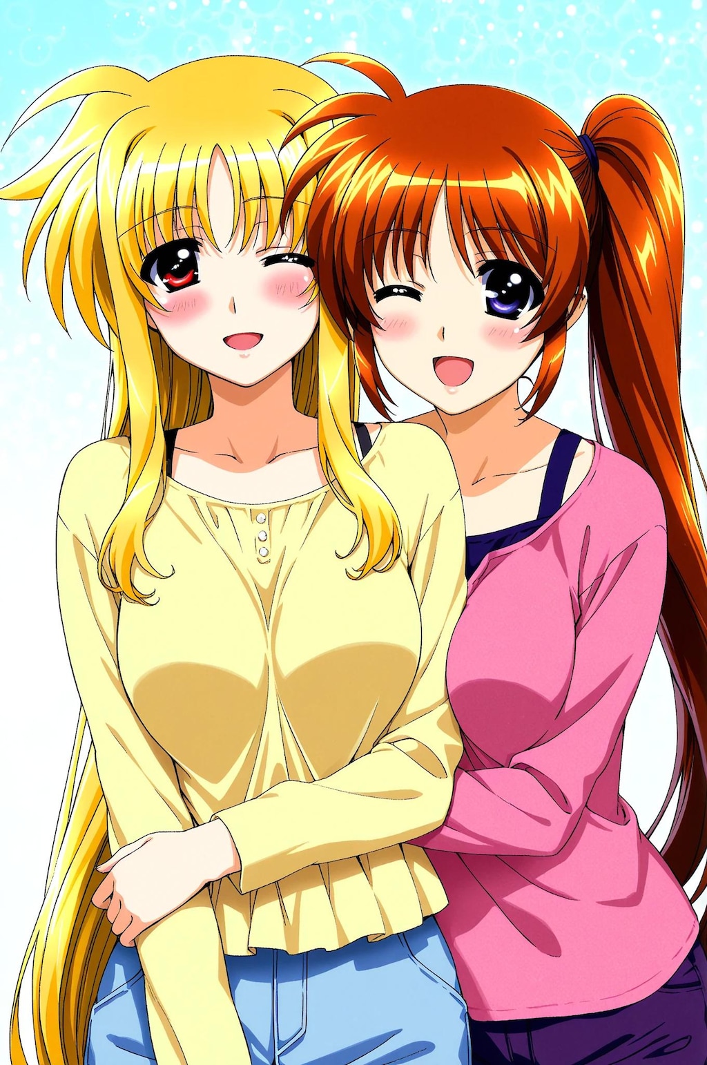 百合⁉　なのは➡　違うよお・・・たぶん